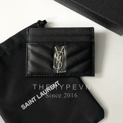 SAINT LAURENT CARD HOLDER - Ví đựng card YSL (Black) [Mirror Quality]