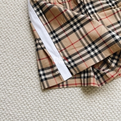 BURBERRY SHORTS - Quần Shorts BBR Side stripe (White) [Mirror Quality]