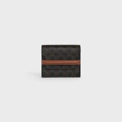 VÍ CELINE FLAP ORIGAMI TRIOMPHE LAMBSKIN (TAN) [MIRROR QUALITY]