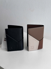 Ví Loewe Puzzle Bifold Card Holder Calfskin( BLACK)