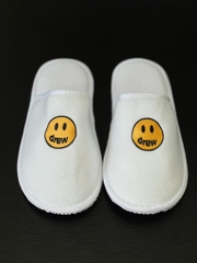 DREW SLIDES - Dép Drew Mascot (White) [Mirror Quality]