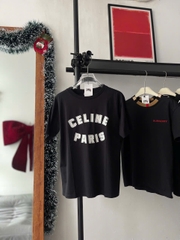 ÁO THUN CELINE LOOSE PARIS LOGO (BLACK)