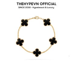VÒNG TAY VAN CLEEF ARPELS VCA VINTAGE ALHAMBRA 18K CARNELIAN