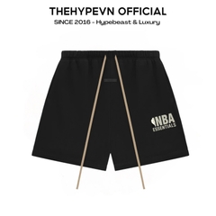 QUẦN NGẮN FOG ESSENTIALS NBA SS25 GREY LOGO (BLACK)