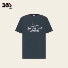 ÁO THUN DIOR FRIEND HYLTON NEL (BLUE)