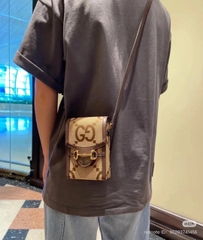 TÚI GUCCI GC HORSEBIT 1955 PHONE BAG JUMBO (BROWN)