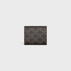 Túi Celine SMALL WALLET TRIOMPHE IN TRIOMPHE CANVAS (Tan) [MIRROR QUALITY]