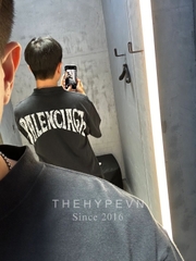 Áo Thun Balenciaga BLCG Hand-drawn (Black faded) [Mirror Quality]