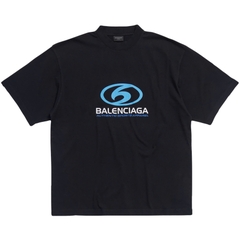 Áo Thun Balenciaga BLCG Surfer Cracked Vintage cotton (Black) [Mirror Quality]