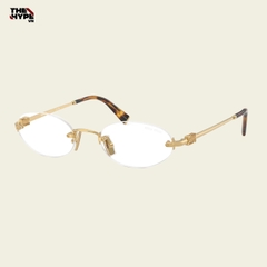 KÍNH MIU MIU OVAL REGARD (PALE GOLD)