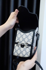 TÚI GUCCI GC HORSEBIT 1955 PHONE BAG (BLACK)