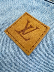ÁO SƠ MI LOUIS VUITTON LV NUBACK LOGO JACKET (DENIM)