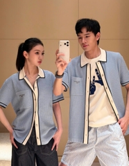 ÁO POLO LOUIS VUITTON BLUE LINE (BLUE)