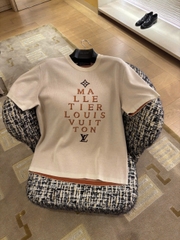 ÁO THUN LOUIS VUITTON DETTAGLI ICONICI (BEGIE)