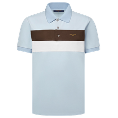 ÁO POLO LOUIS VUITTON 3 BUTTON PLACKET (BLUE)