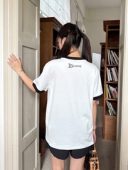 ÁO THUN LOUIS VUITTON LV EMBELLISHED FW14 (WHITE)
