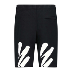 OFF-WHITE SHORTS - Quần Off-White Wave Diag (Black) [Mirror Quality]