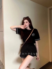 Áo Thun Louis Vuitton Cotton Crewneck (Black) [Mirror Quality]