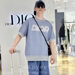 Áo Thun Dior Italic (Blue) [Mirror Quality]