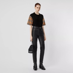 BURBERRY TEE - Áo BBR Serra (Black) [Mirror Quality]