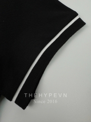 Áo Polo Celine Classic In Cotton Piqué (Black) [Mirror Quality]