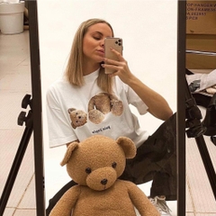 PALM ANGELS TEE - Áo PA Kill The Bear (White) [Mirror Quality]