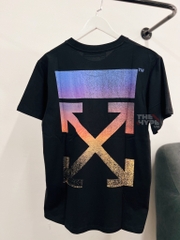 OFF-WHITE TEE - Áo Thun OW Gradient Arrows (Black) [Mirror Quality]