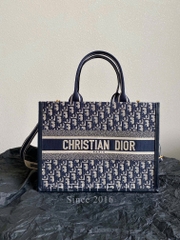 Túi Dior Small Book Tote Oblique Jacquard (Blue)