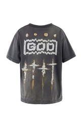 Áo Thun Saint Michael God (Grey) [Mirror Quality]