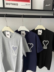 ÁO THUN AMI PARIS OVER HEART EXCLUSIVE (GREY)