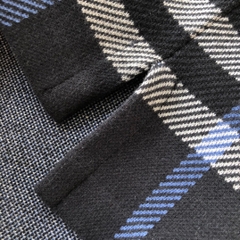 Áo Polo Burberry BBR Check Cotton Jacquard (Dark Blue) [Mirror Quality]