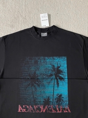 ÁO BALENCIAGA MEN'S SUMMER CALLING T-SHIRT (BLACK)