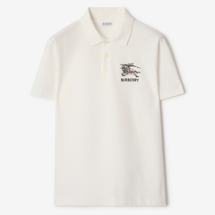 ÁO POLO BURBERRY SKETCH KNIGHT (WHITE)