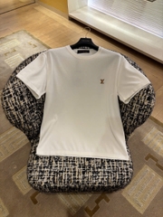 ÁO THUN LOUIS VUITTON SIGNATURE LOGO (WHILE)