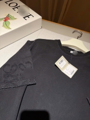 ÁO THUN LOEWE ANAGRAM SLEEVE CUT OUT (BLACK)