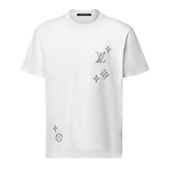 ÁO THUN LOUIS VUITTON FLOWERS MONOGRAM (WHITE)