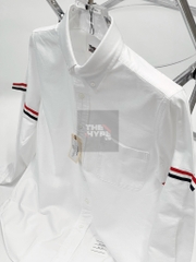 ÁO SƠ MI THOM BROWNE TB GROSGRAIN ARM BAND SOLID POPLIN (SỌC TAY)