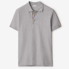 ÁO POLO BURBERRY EQUESTRIAN KNIGHT (PALE GREY)