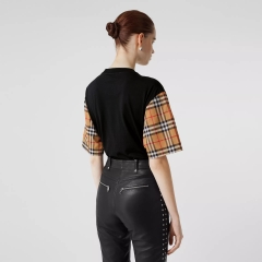 BURBERRY TEE - Áo BBR Serra (Black) [Mirror Quality]