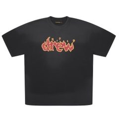 DREW TEE - Áo Thun Drew Faded Lit (Black) [Mirror Quality]