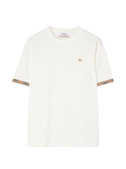 ÁO THUN BURBERRY CHECK-TRIM COTTON T-SHIRT