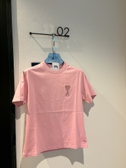 ÁO PHÔNG AMI PARIS BIG HEART LOGO TEE (PALE PINK)