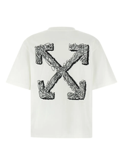 ÁO THUN OFF-WHITE SCRIBBLE ARROW SKATE LOGO (WHITE)
