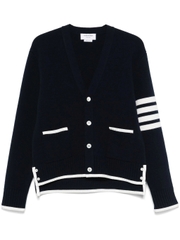 ÁO CARDIGAN THOM BROWNE TB 4 BAR STRIPE VIRGIN