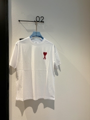 ÁO PHÔNG AMI PARIS BIG HEART LOGO TEE (WHITE)