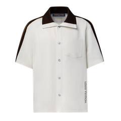 ÁO SƠ MI LOUIS VUITTON BICOLOR WARM UP (EGG SHELL)