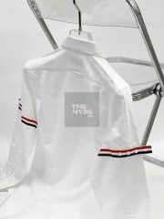 ÁO SƠ MI THOM BROWNE TB GROSGRAIN ARM BAND SOLID POPLIN (SỌC TAY)