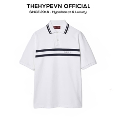 Áo Polo Gucci GC Cotton Print ( White) [Mirror Quality]