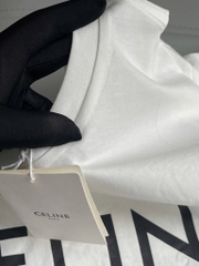 Áo Thun Celine Loose Cotton (White) [Mirror Quality]