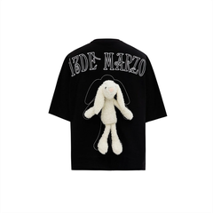 Áo Thun 13De Marzo PLUSH RABBIT TEE (Black) Best Quality